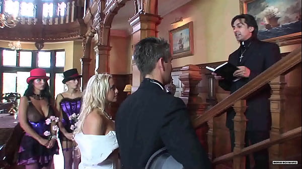 Bridal Anal Orgy, Vintage Style2on3, Orgy, Anal, ATM, 2x Cumshots